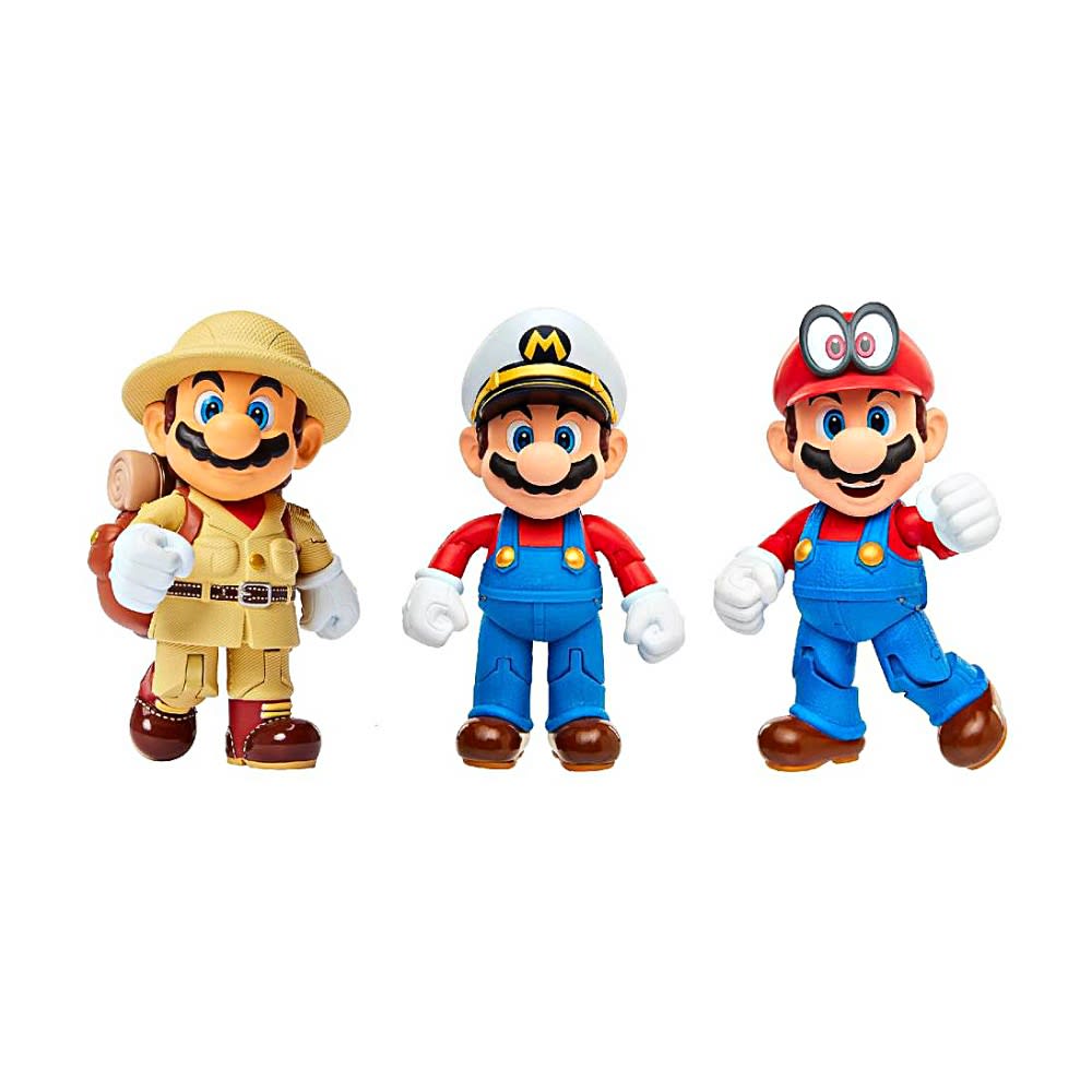 Super Mario Bros 4 pulgadas Odyssey Multipack 0