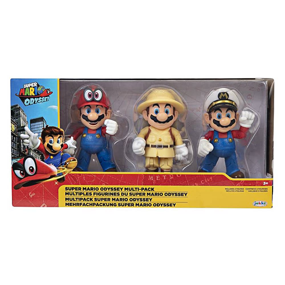Super Mario Bros 4 pulgadas Odyssey Multipack2