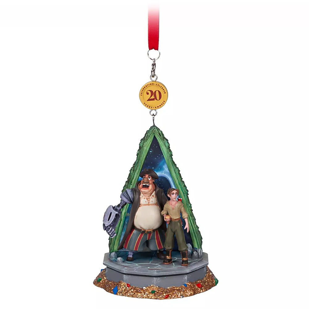 Ornamento de Navidad Disney Store planeta del tesoro 0