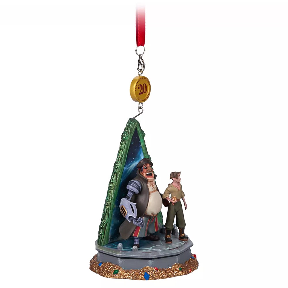 Ornamento de Navidad Disney Store planeta del tesoro2