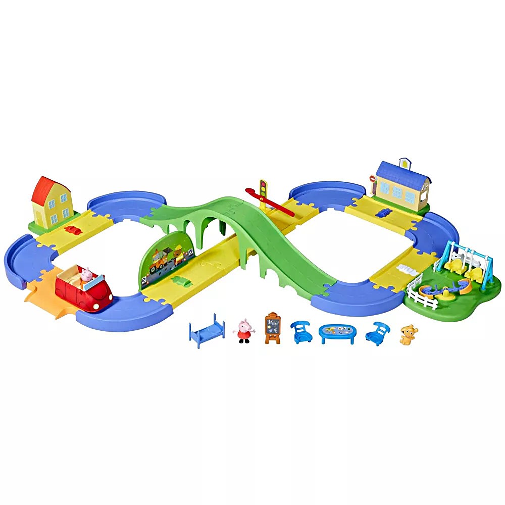 Pista de Autos Peppa Pig Alrededor de todo el Pueblo2