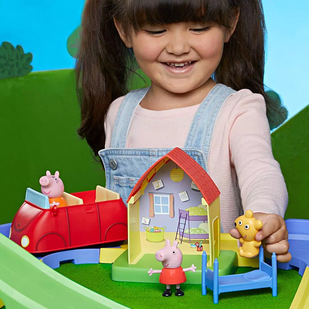 Pista de Autos Peppa Pig Alrededor de todo el Pueblo5