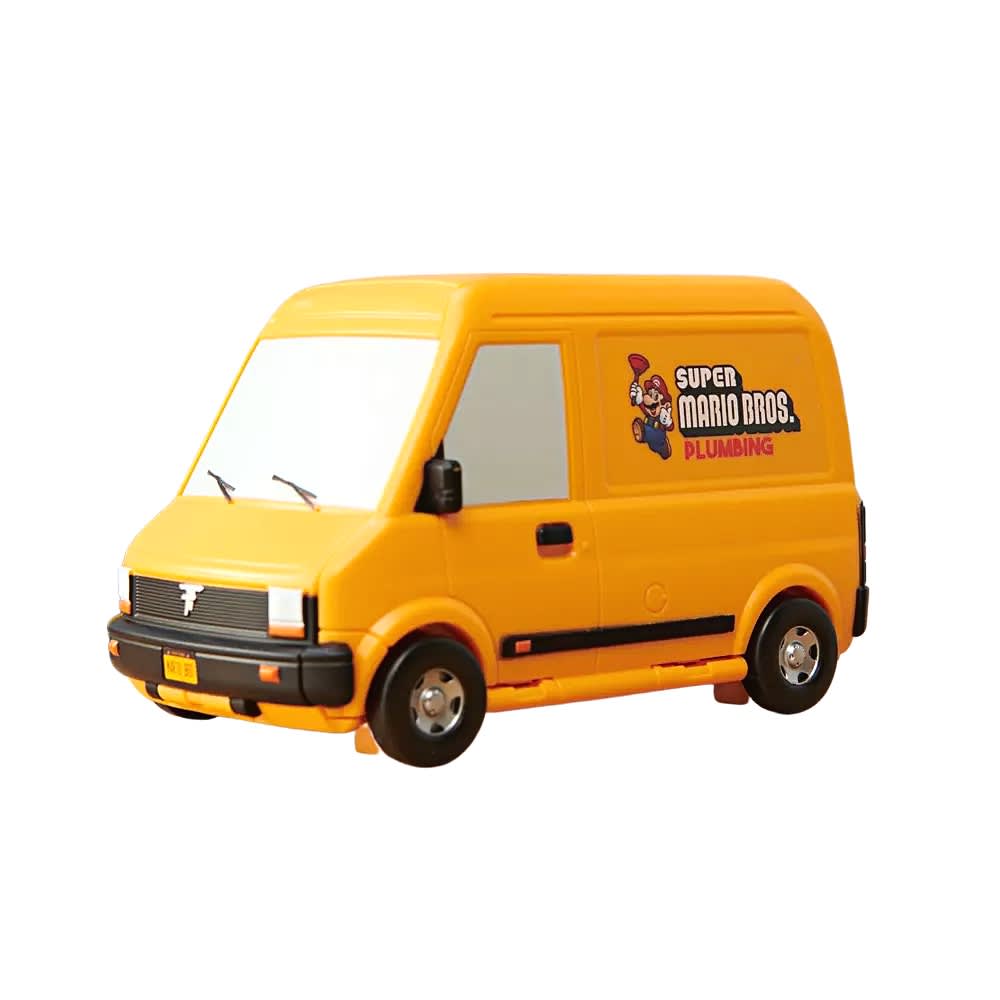 Playset Nintendo Mario Bros Mini Van Convertible3