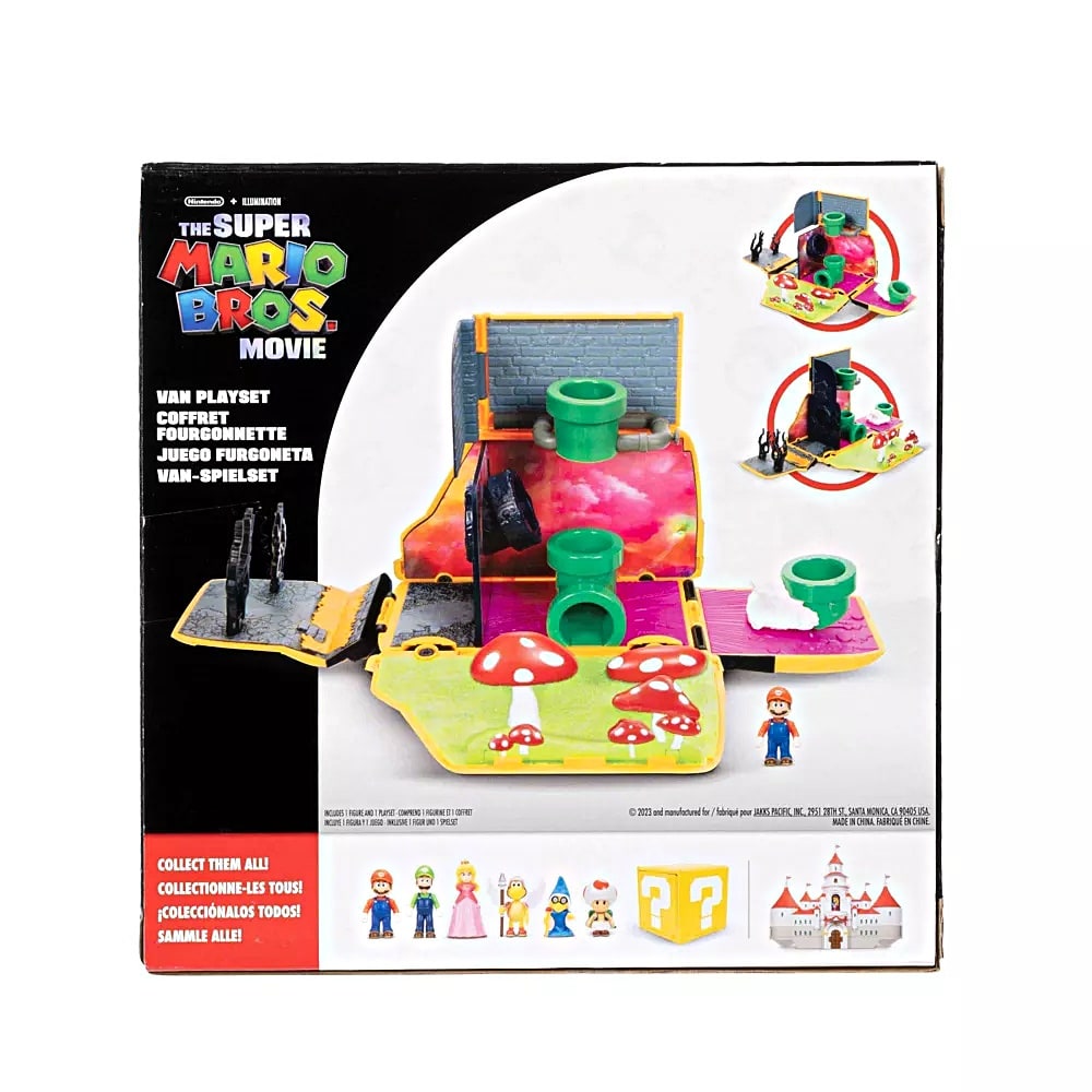 Playset Nintendo Mario Bros Mini Van Convertible5