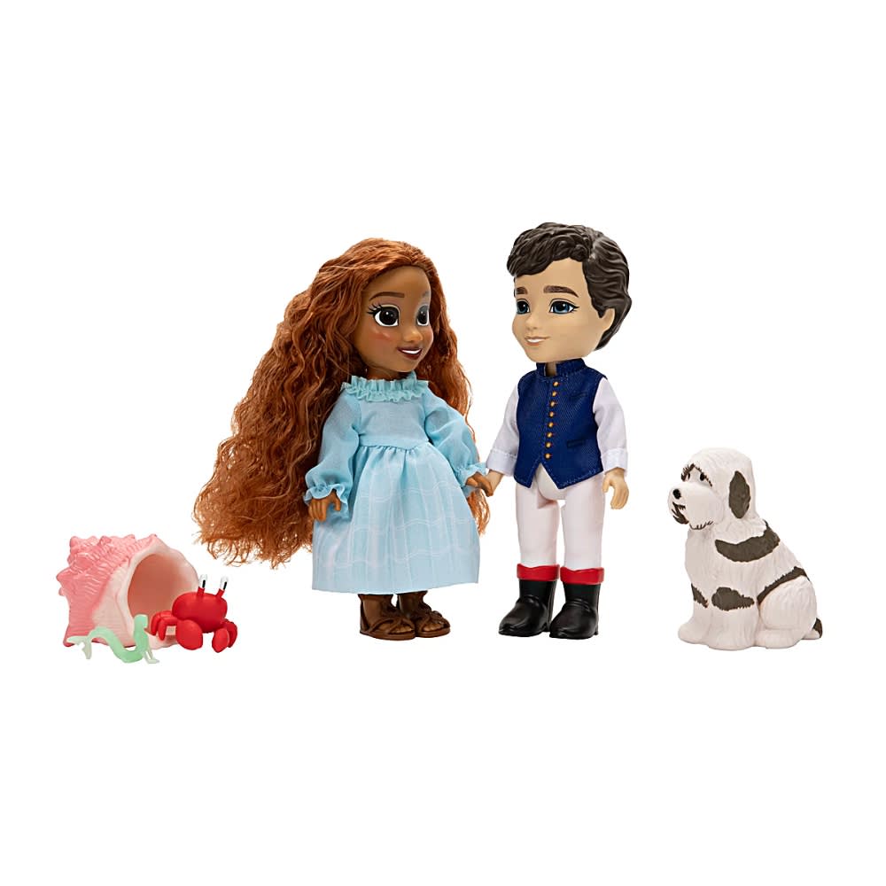 Set de Muñecos Mini Jakks Ariel y Eric La Sirenita Live Action2