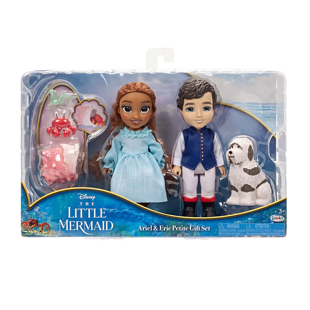 Set de Muñecos Mini Jakks Ariel y Eric La Sirenita Live Action4