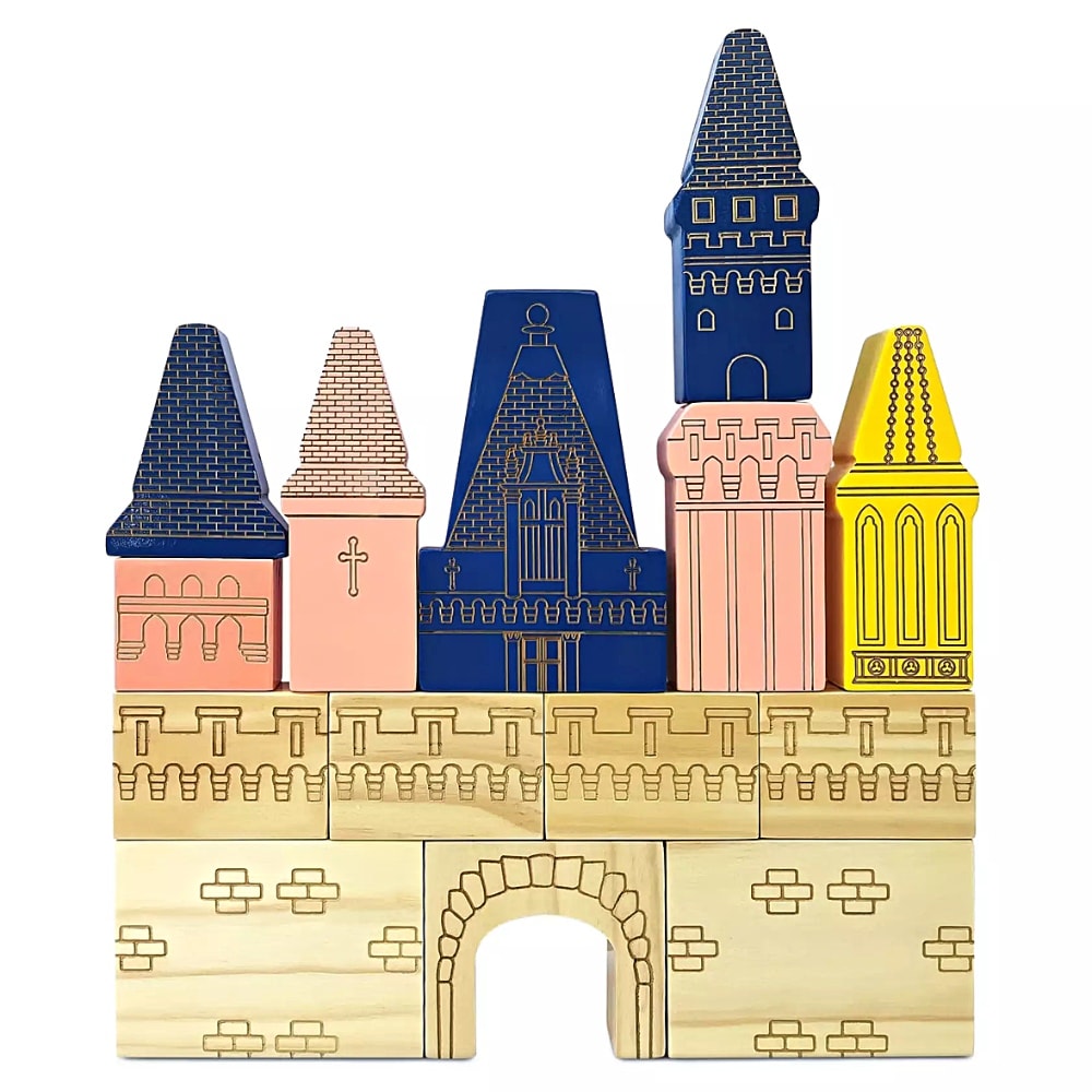 Castillo de Bloques de Madera Disney Store Mickey y sus Amigos3