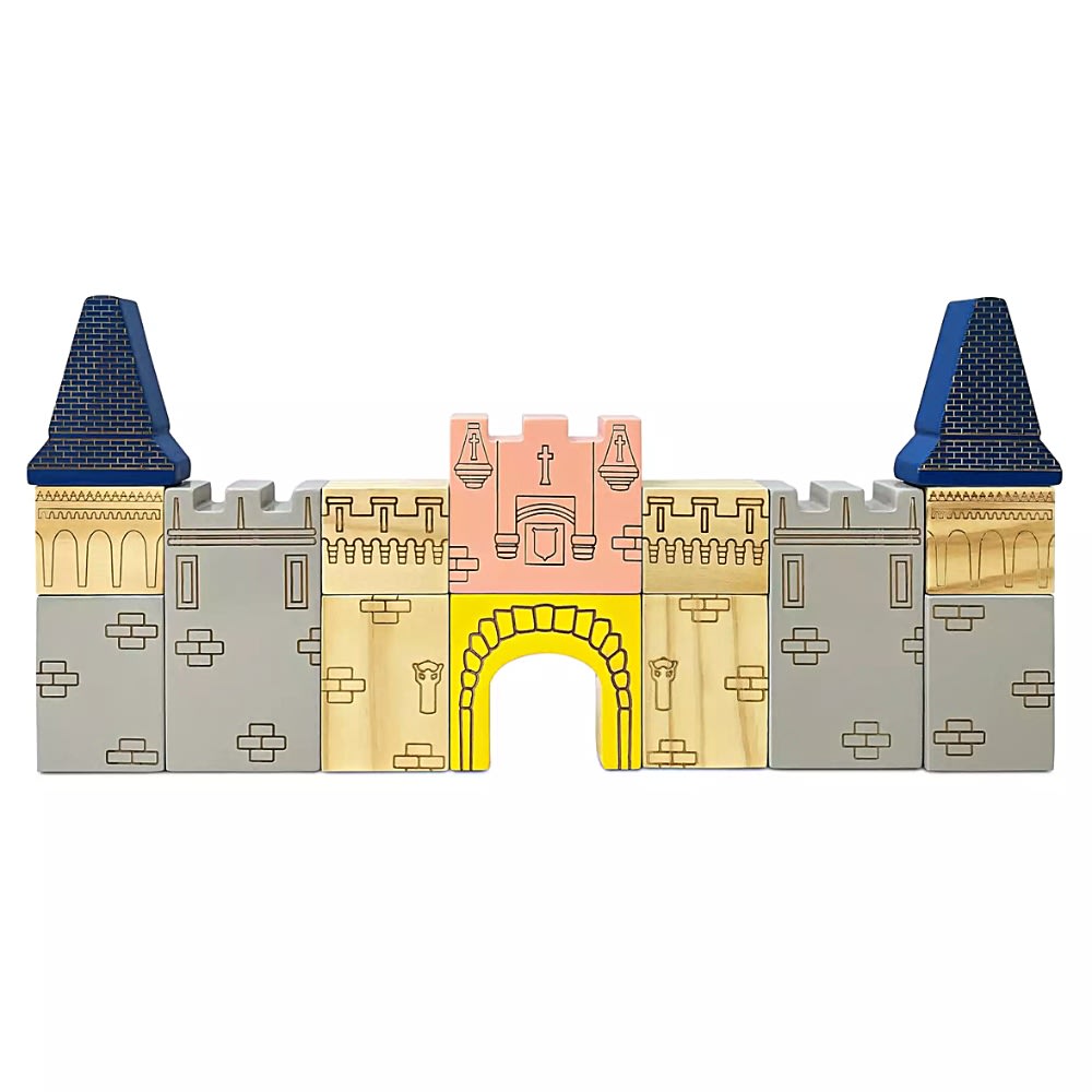 Castillo de Bloques de Madera Disney Store Mickey y sus Amigos4