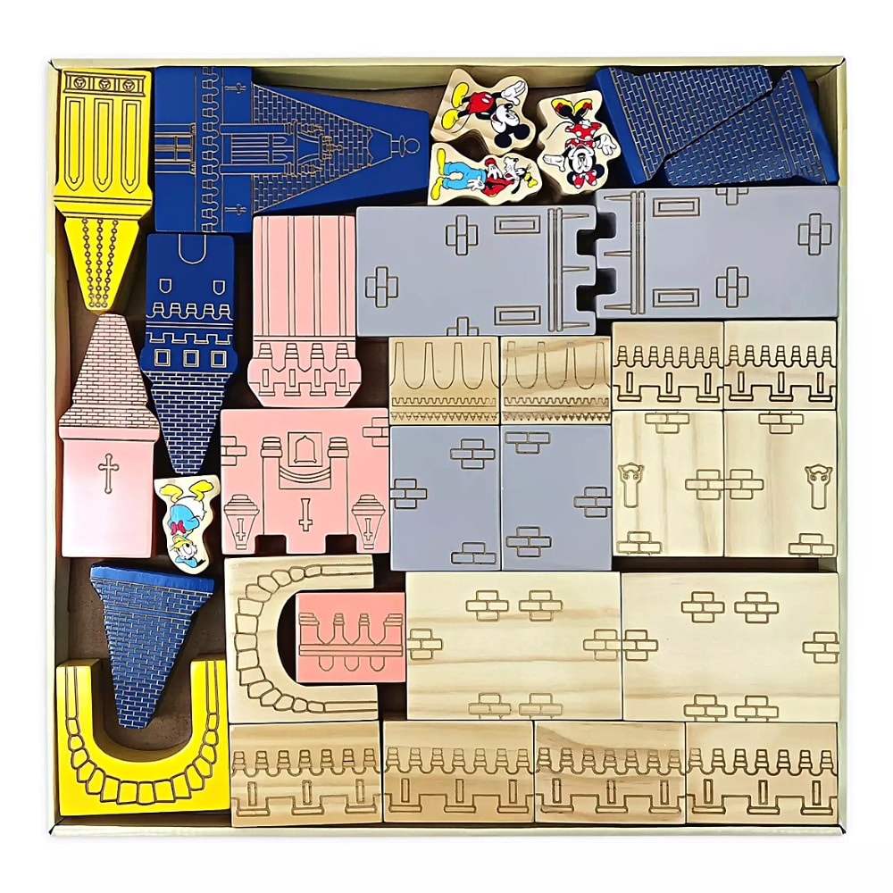 Castillo de Bloques de Madera Disney Store Mickey y sus Amigos5