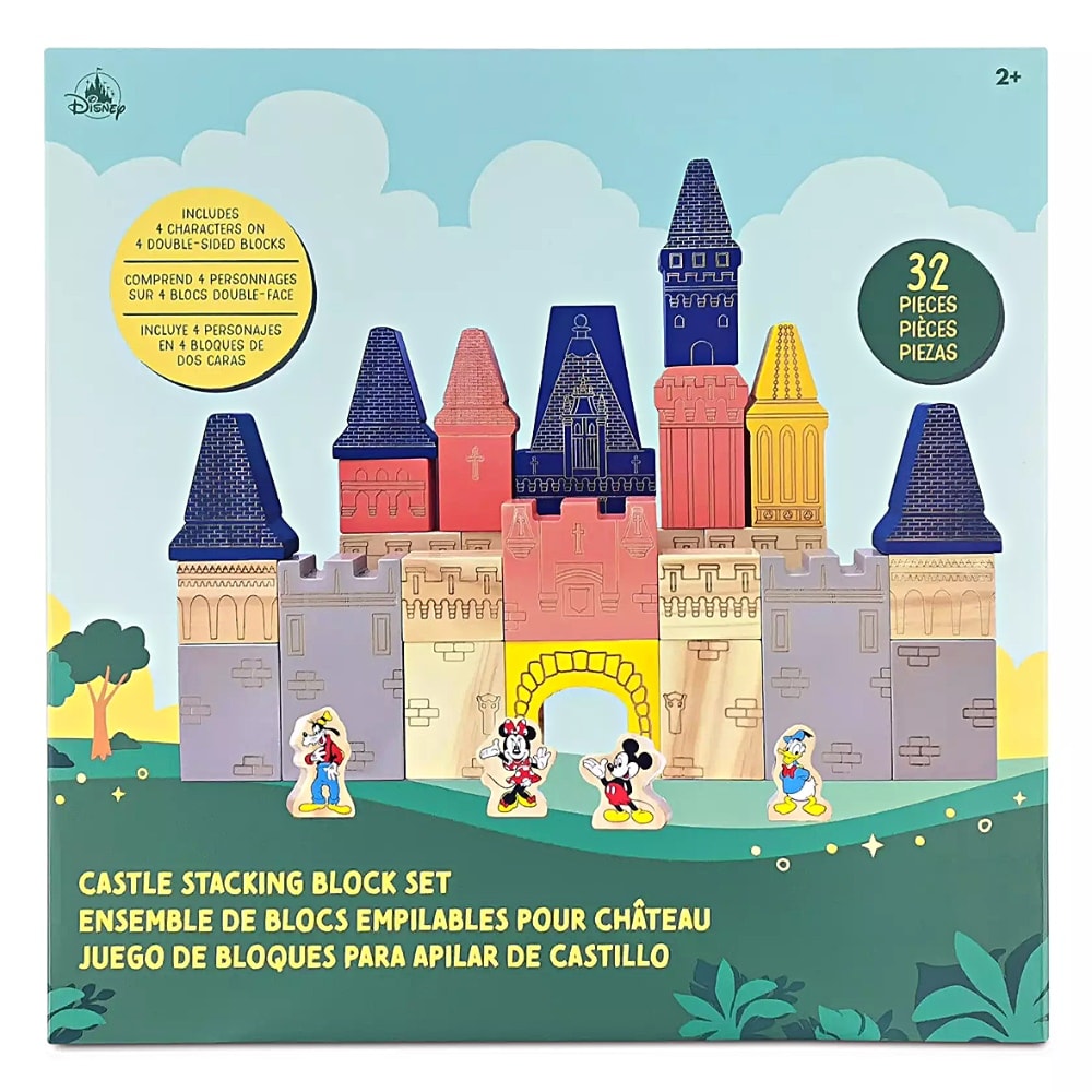 Castillo de Bloques de Madera Disney Store Mickey y sus Amigos6
