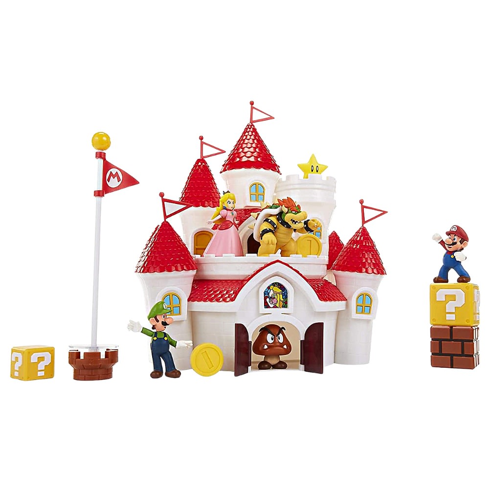 Castillo Champiñon Deluxe Mario Bros La Película con Figuras 0