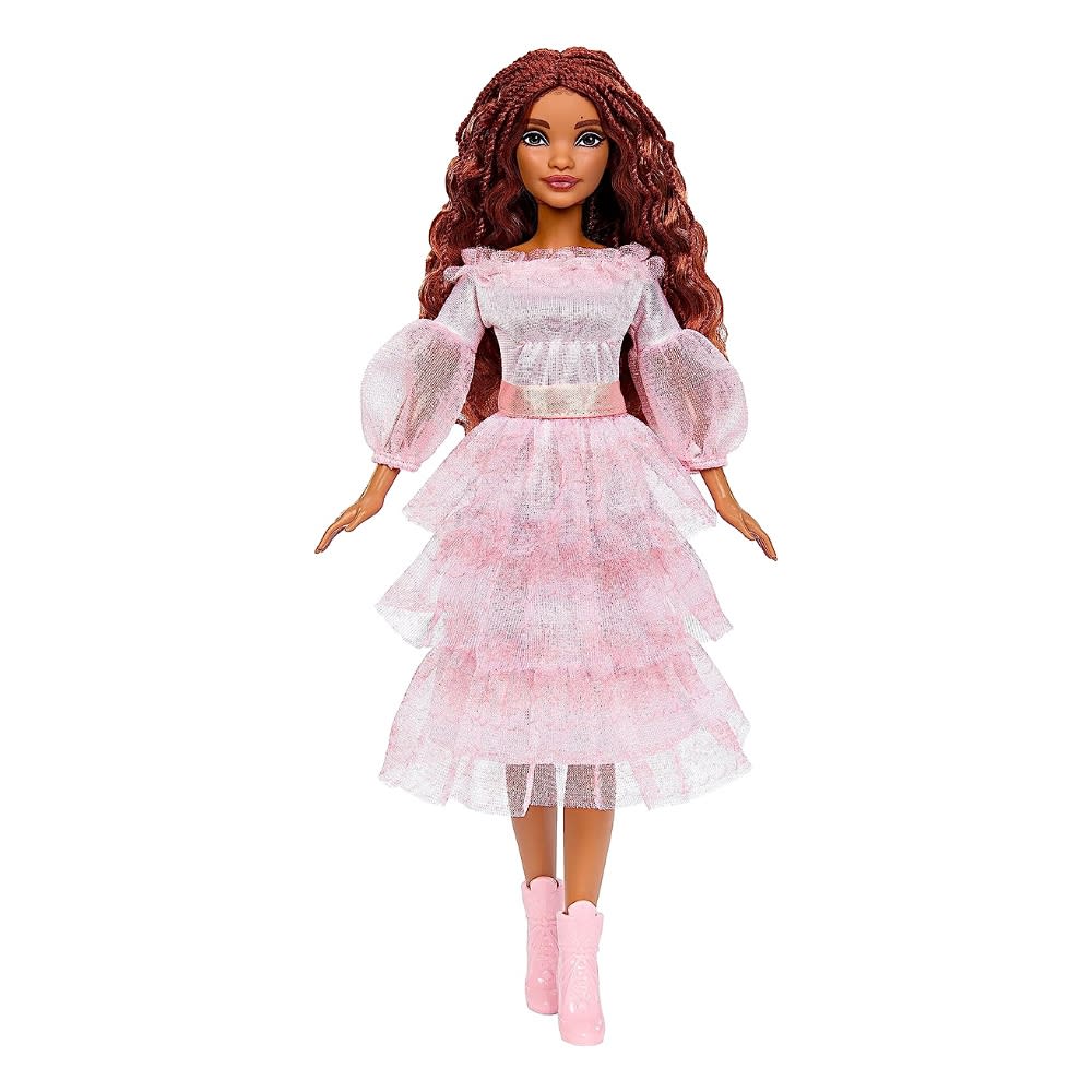 Muñeca Mattel Ariel con Vestido Rosado La Sirenita Live Action2