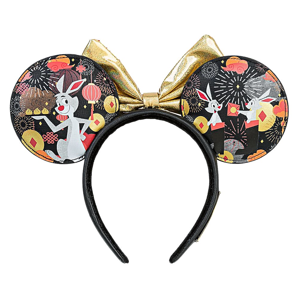 Vincha Diadema Orejas Minnie Año Nuevo Chino Conejo Disney Store3