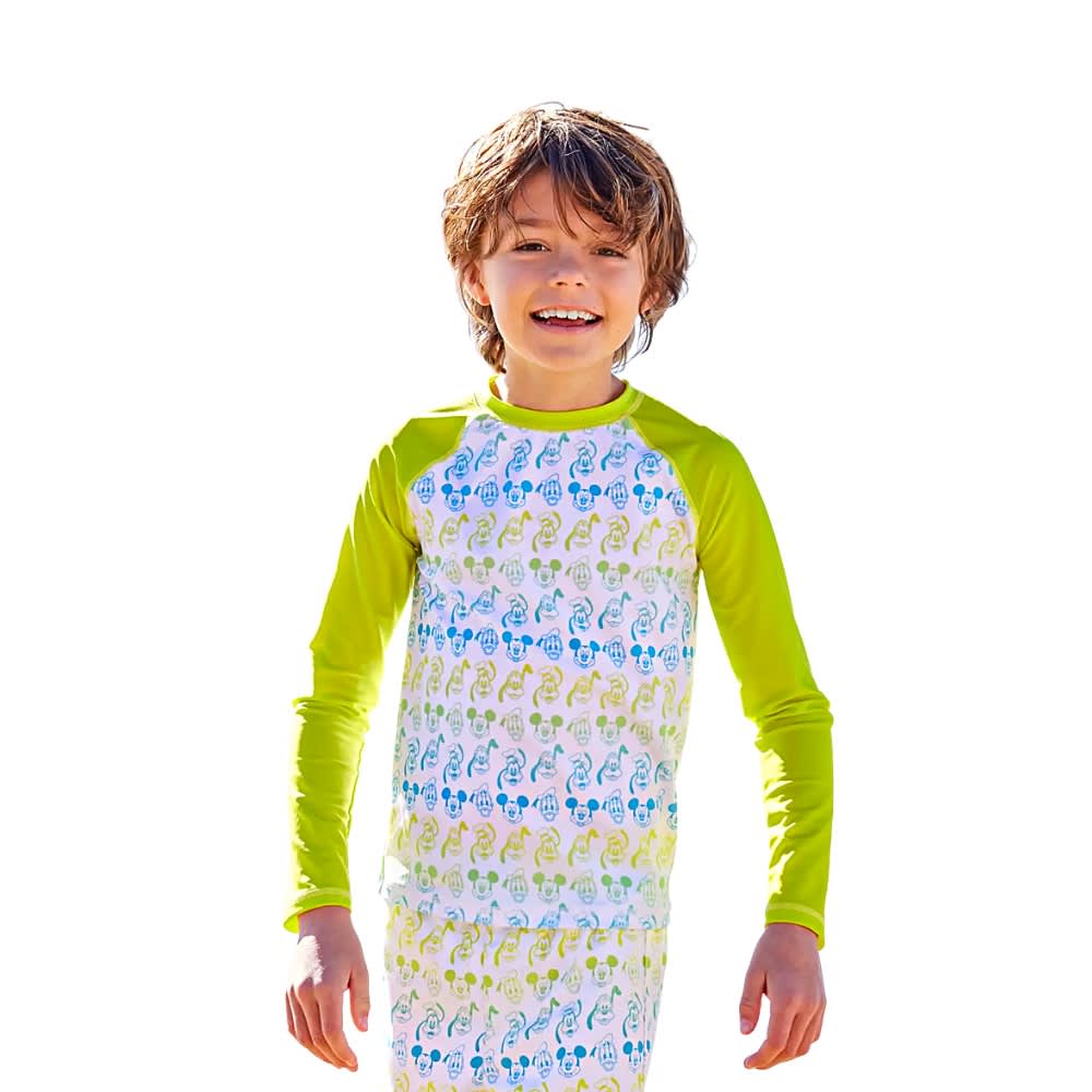 Polo Rash Guard Disney Store Mickey Mouse Amarillo3