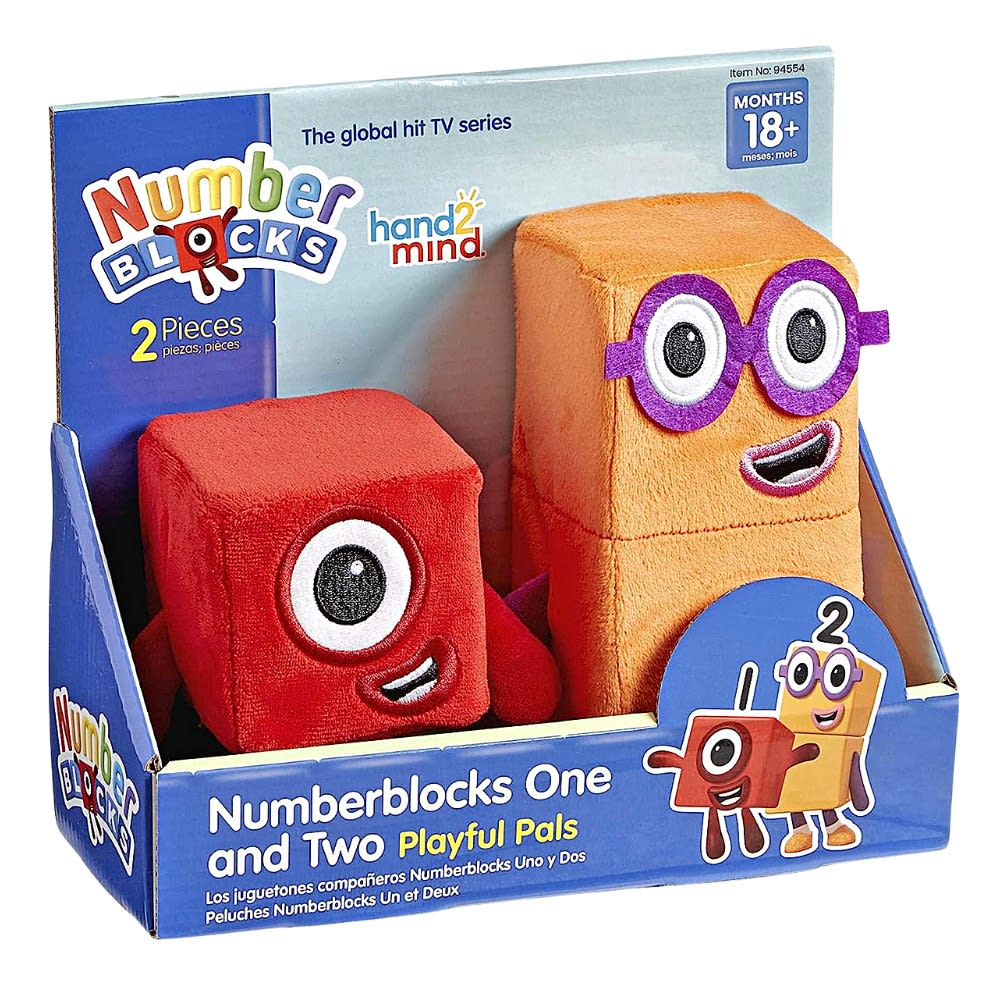 Pack de Peluches Number Blocks 1 y 22