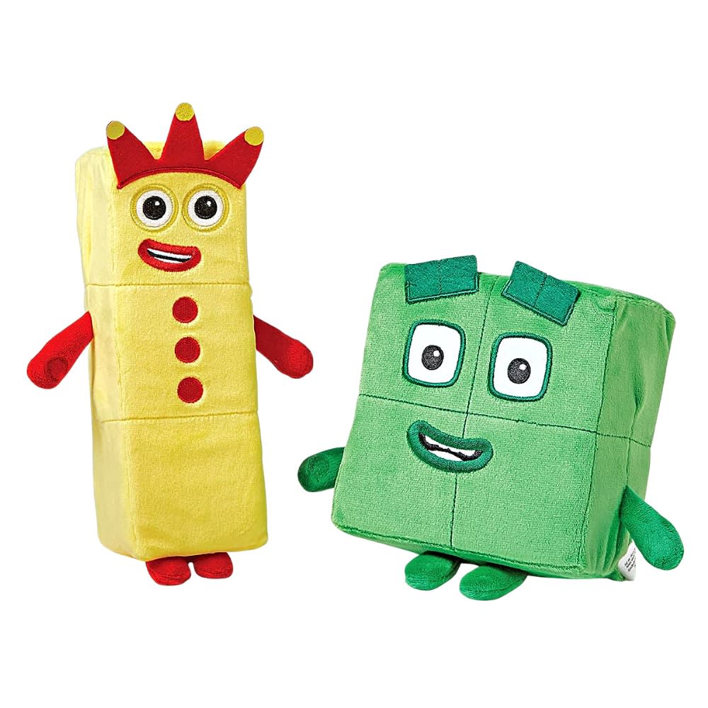 Numberblocks Pack de Peluches 3 y 4 Number Blocks 0