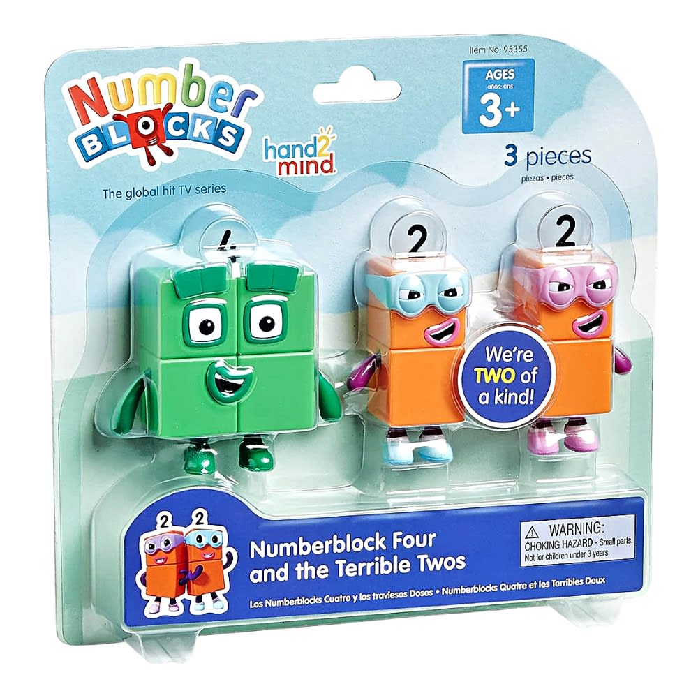 Numberblocks Set de Figuras Terribles 2 y 4 Number Blocks2