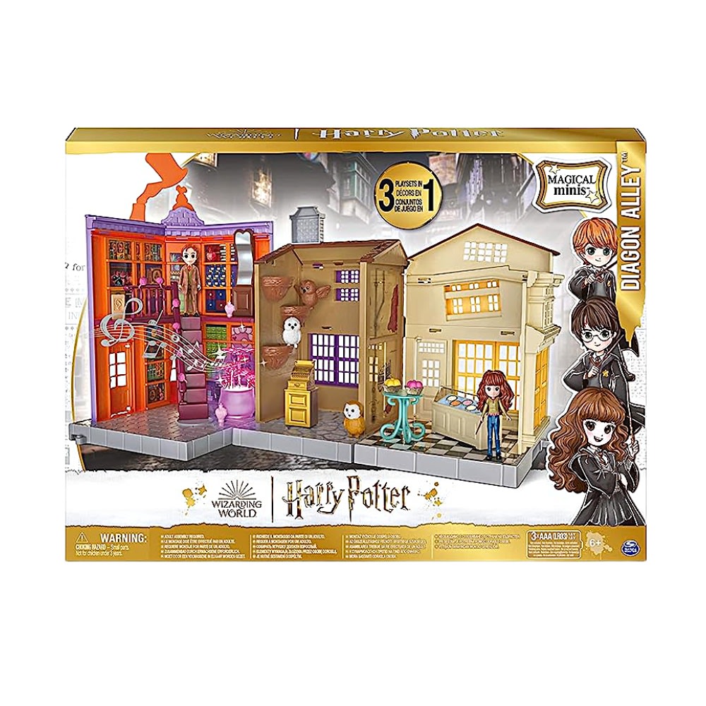 Playset Callejón Diagon Harry Potter - Juego 3 en 1 con luces y sonidos3