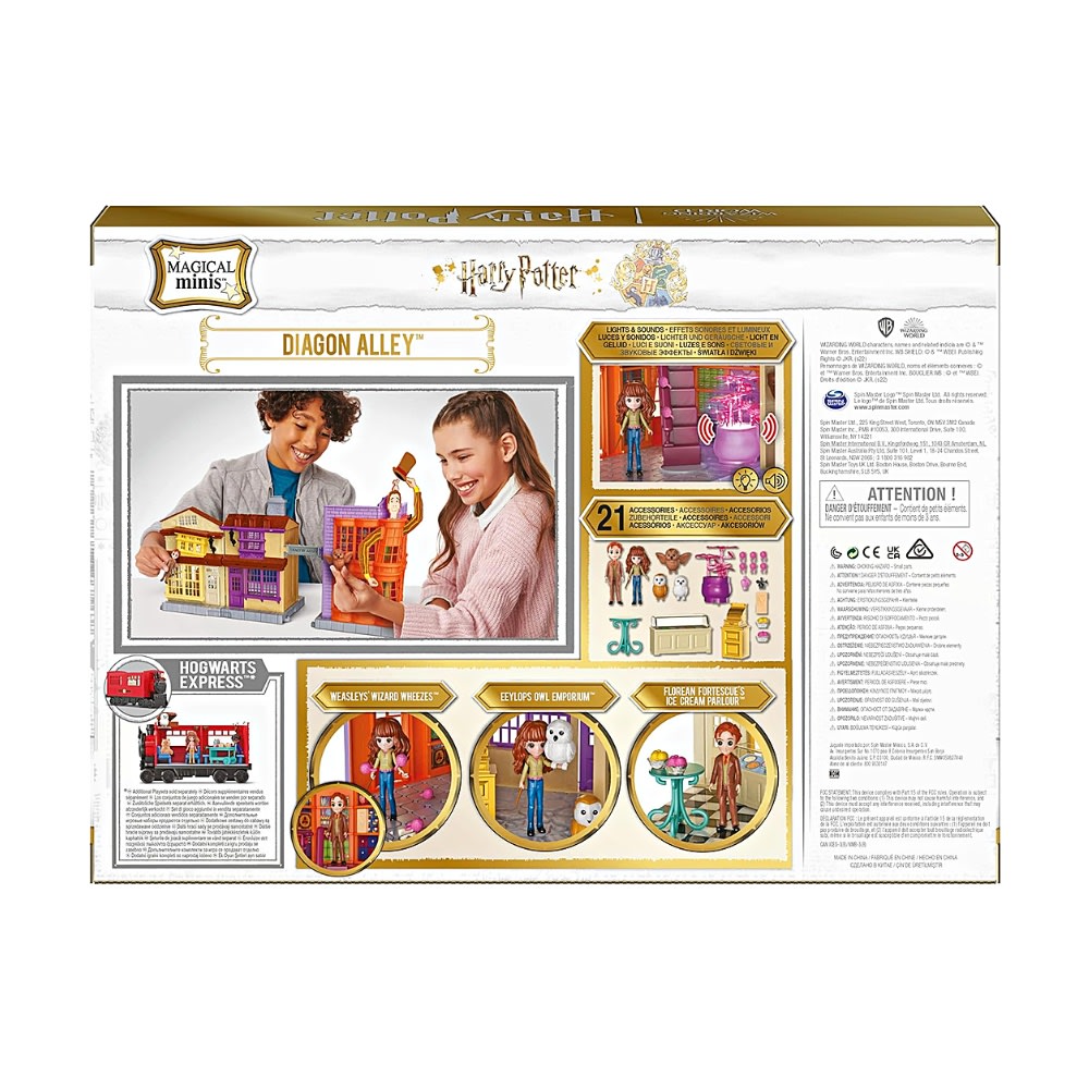 Playset Callejón Diagon Harry Potter - Juego 3 en 1 con luces y sonidos4