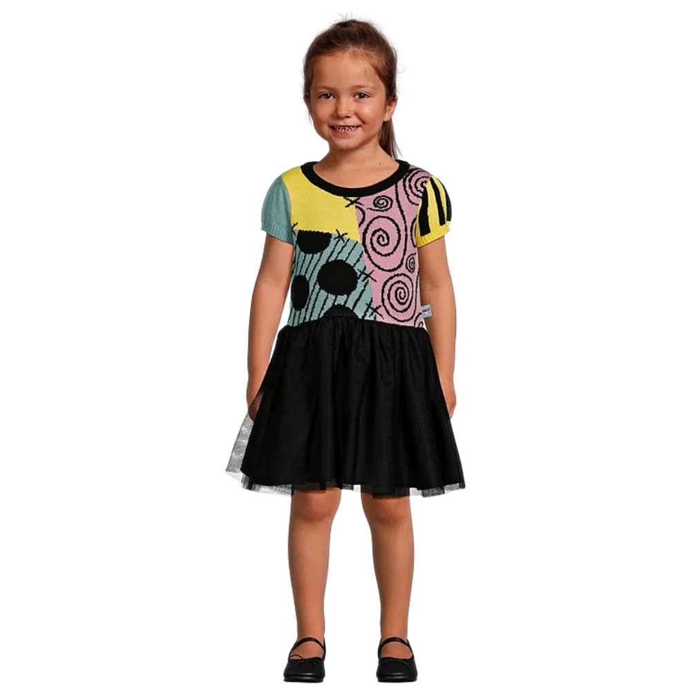 Vestido Niña Halloween Sally Jack Skellington Disney2