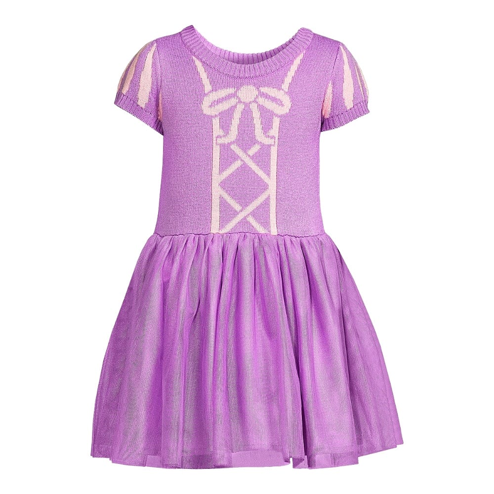 Vestido Niña Princesa Rapunzel Disney 0
