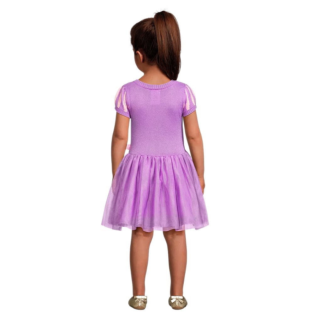 Vestido Niña Princesa Rapunzel Disney3