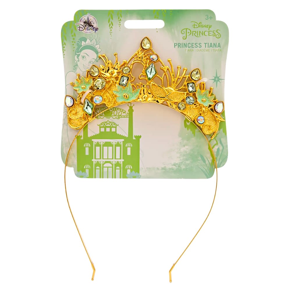 Corona Tiara Disfraz Niña Princesa Tiana Disney Store2