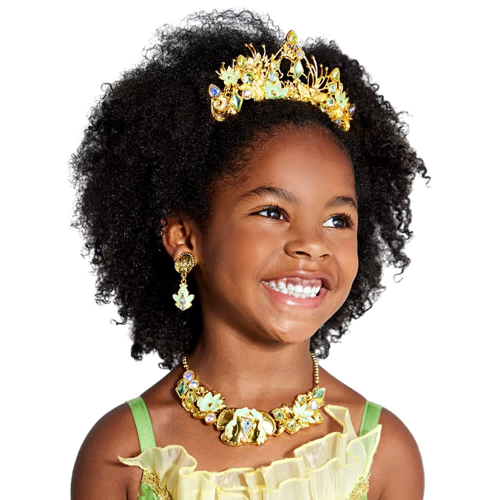 Corona Tiara Disfraz Niña Princesa Tiana Disney Store3