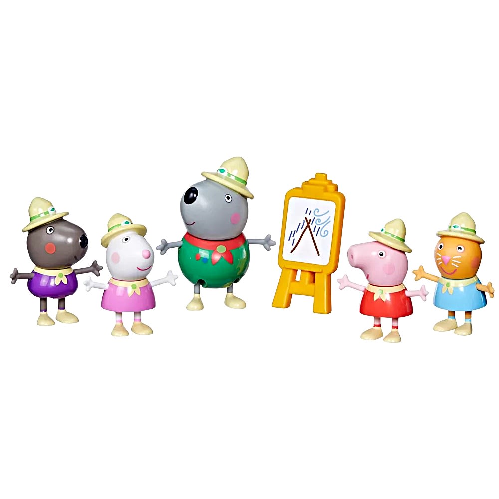 Figuras Peppa Pig y sus amigos de campamento 0