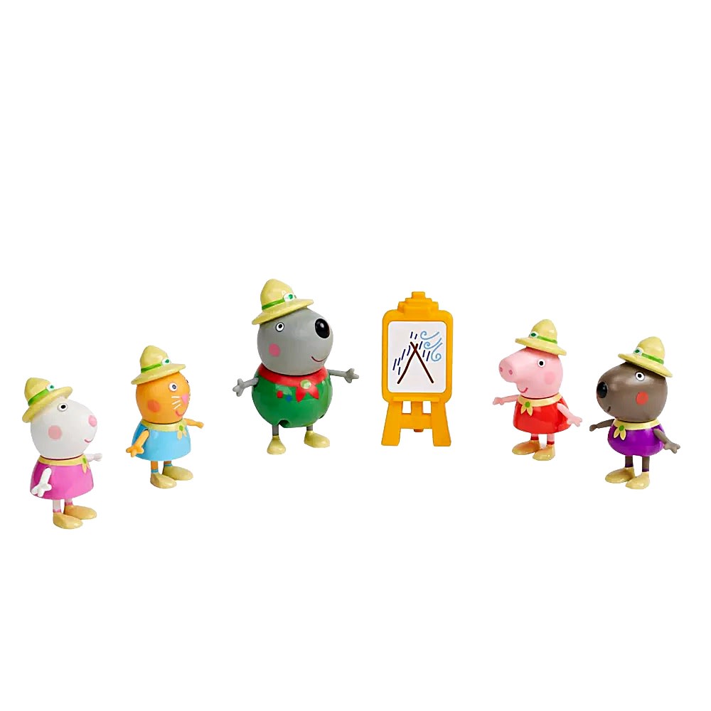 Figuras Peppa Pig y sus amigos de campamento2