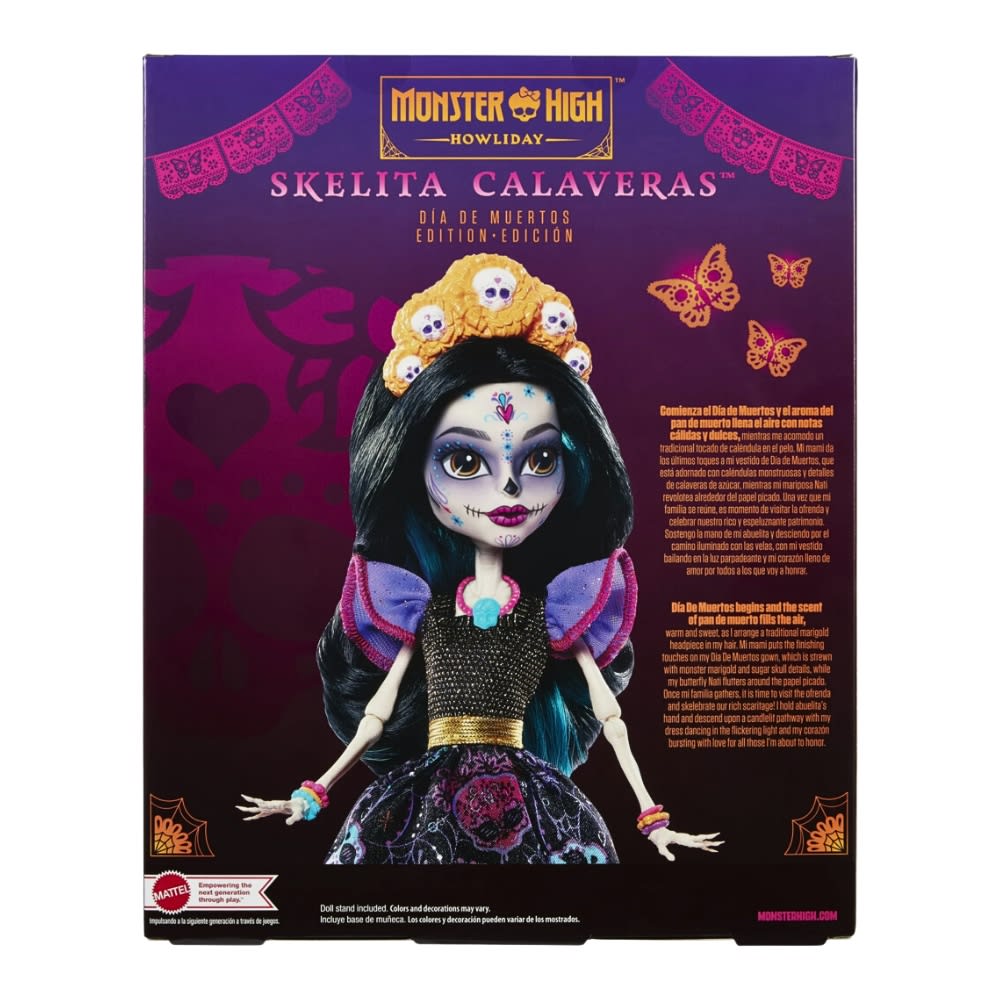 Muñeca Monster High Howliday Día De Muertos Skelita Calaveras4