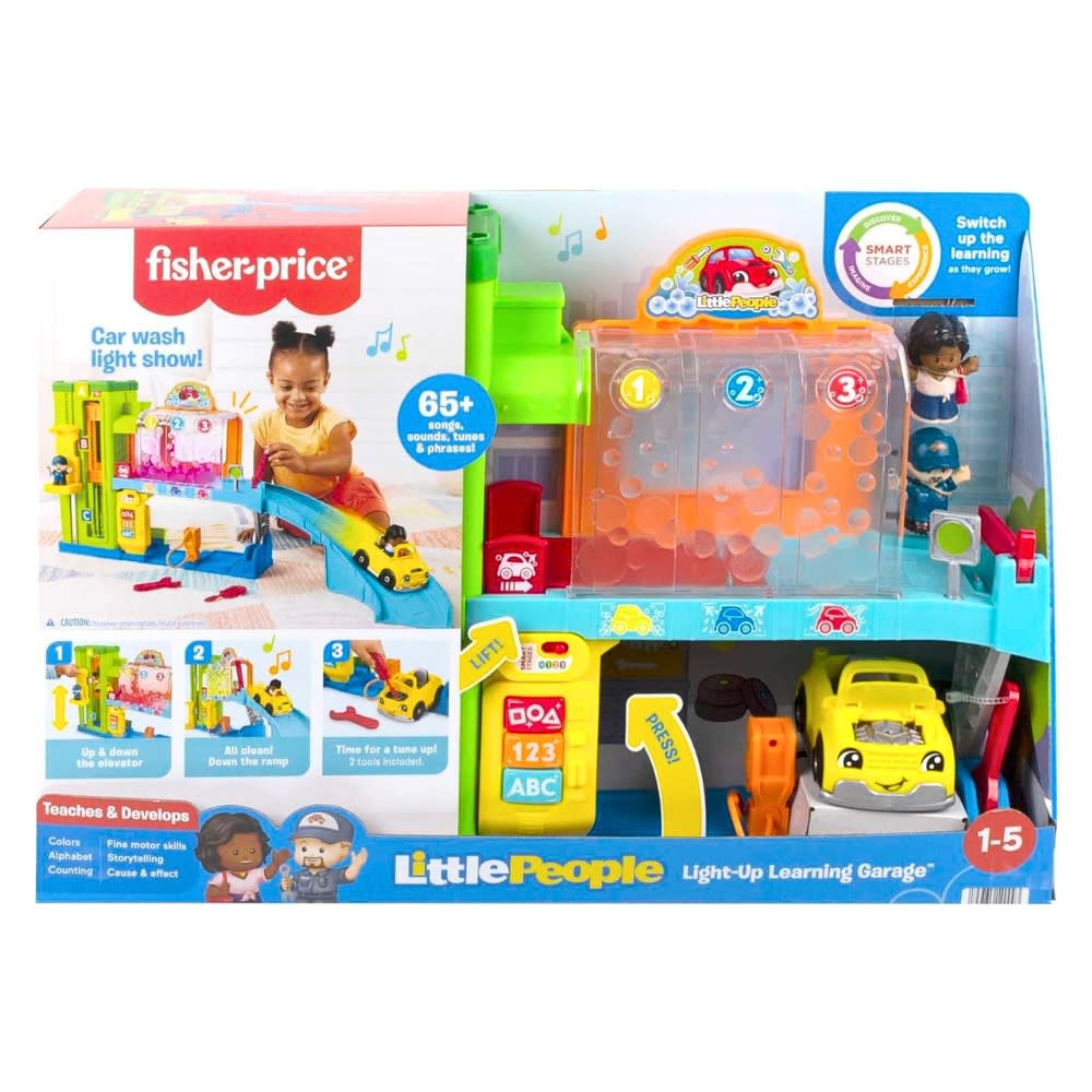 Playset con Luces Fisher Price Garaje y Lavado de Autos3