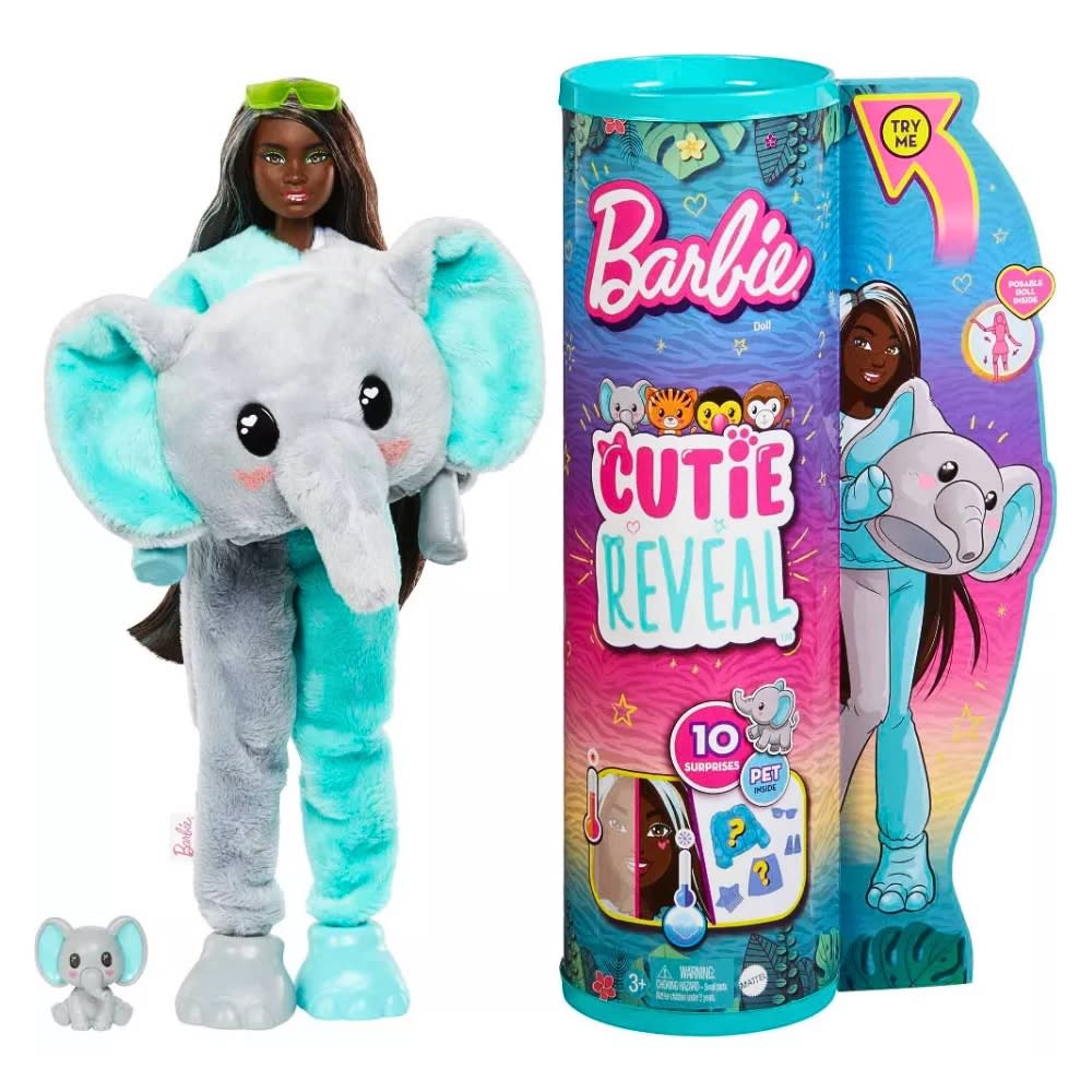 Muñeca Barbie Cutie Reveal Elefante 0