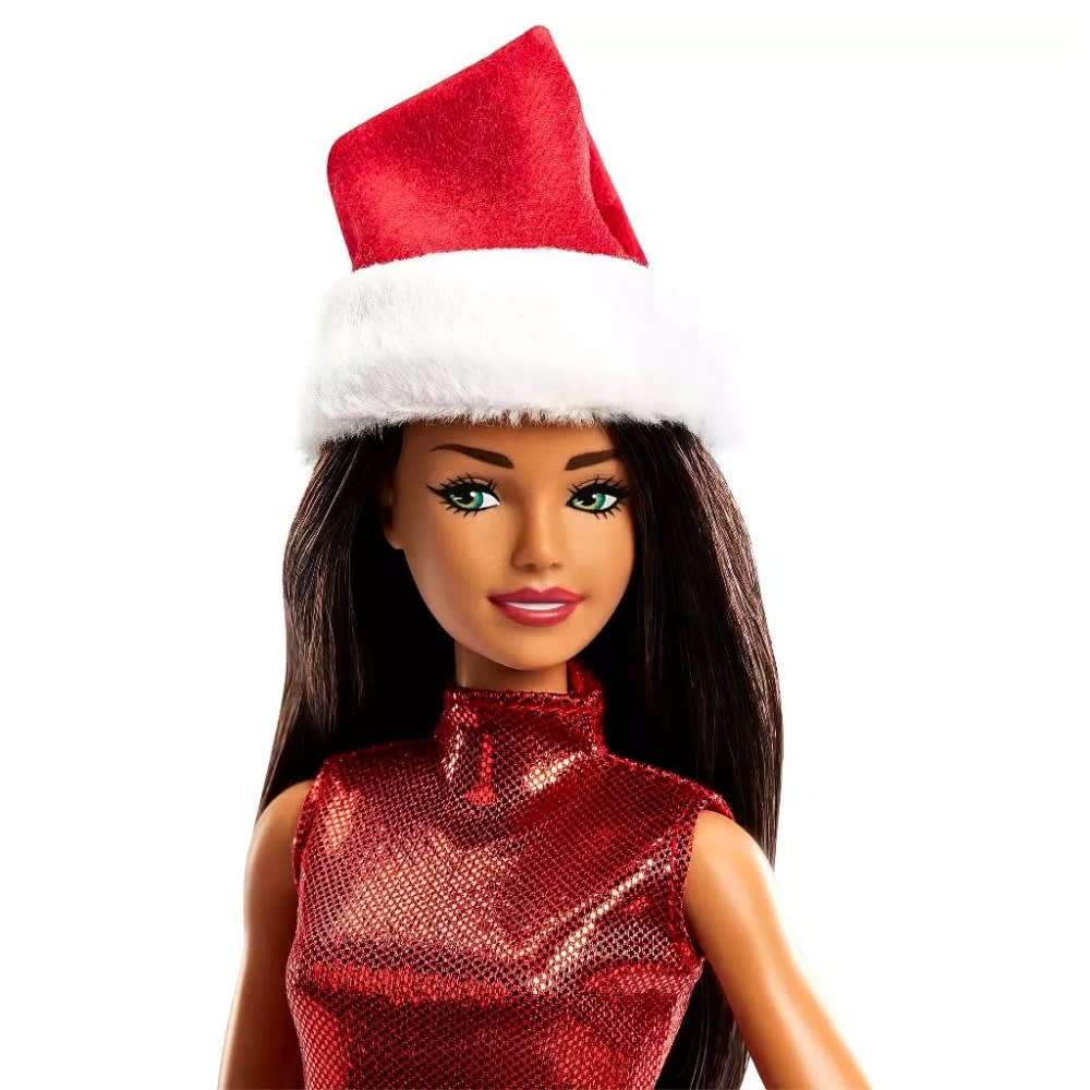 Muñeca Barbie Santa Claus Navidad Trigueña2