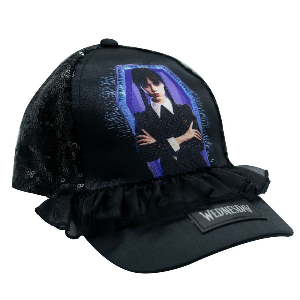 Gorro Niña Merlina Addams2