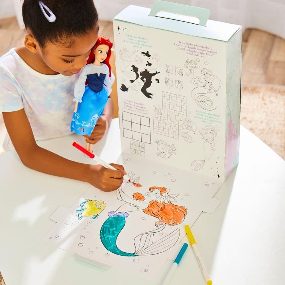 Muñeca Disney Store Ariel La Sirenita con ropa y accesorios6
