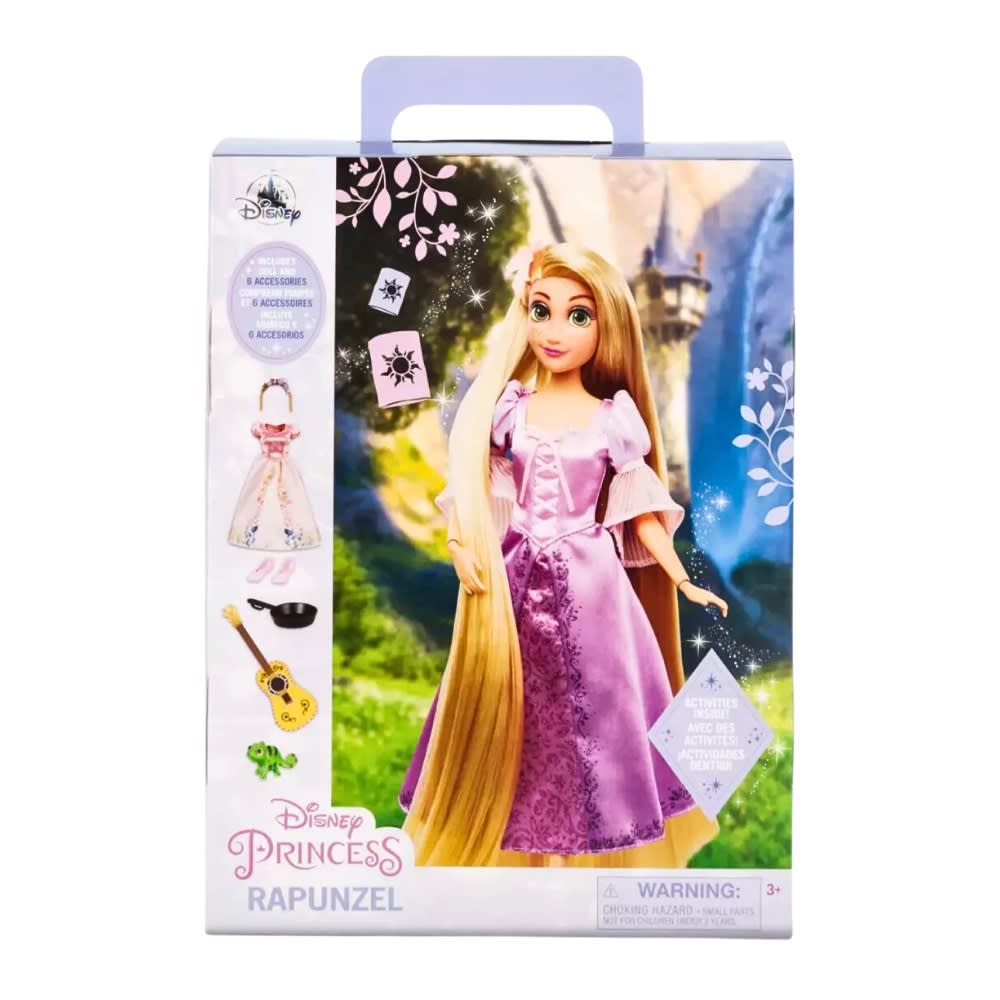 Muñeca Disney Store Rapunzel con ropa y accesorios3