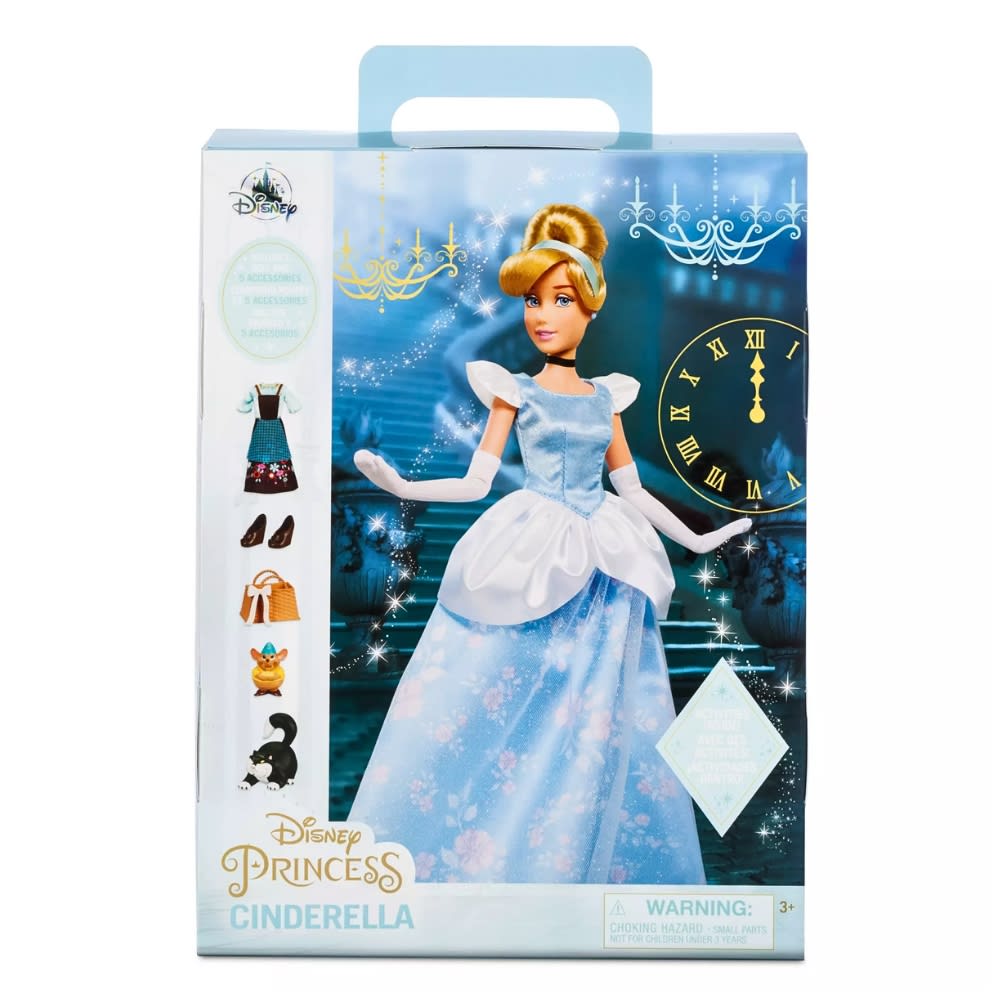 Muñeca Disney Store Cenicienta con ropa y accesorios4