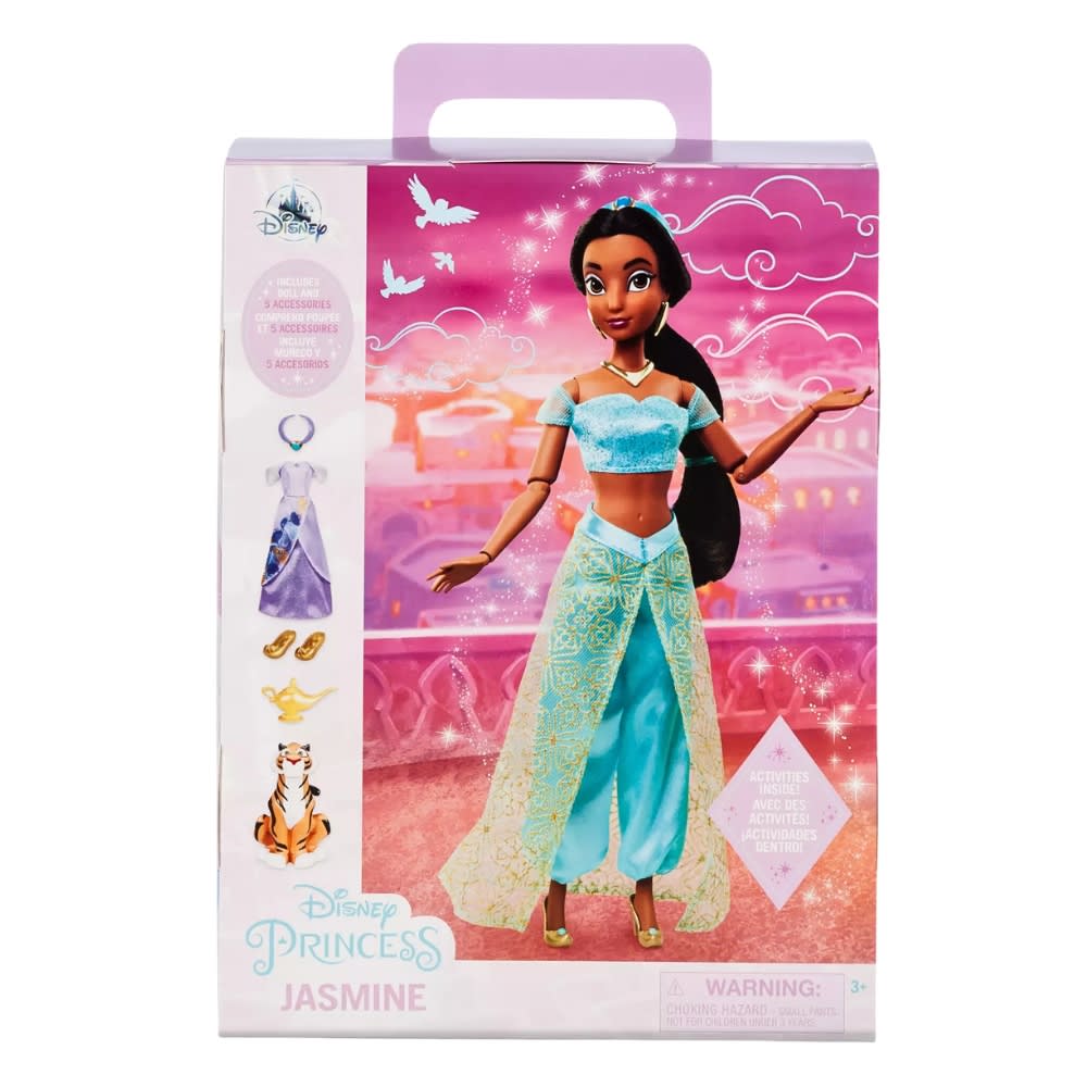Muñeca Disney Store Jasmine con ropa y accesorios4