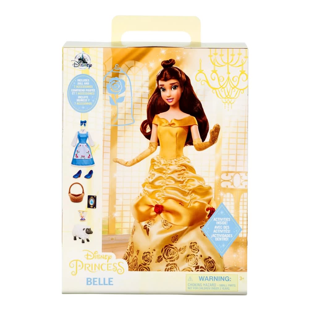 Muñeca Disney Store Bella con ropa y accesorios4