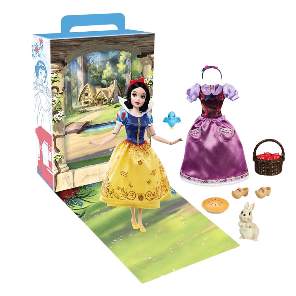 Muñeca Disney Store Blanca Nieves con ropa y accesorios 0