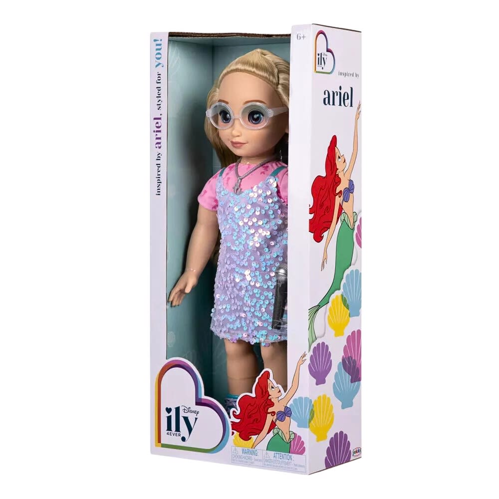 Muñeca Toddler Disney Ily Inspirada en Ariel La Sirenita3