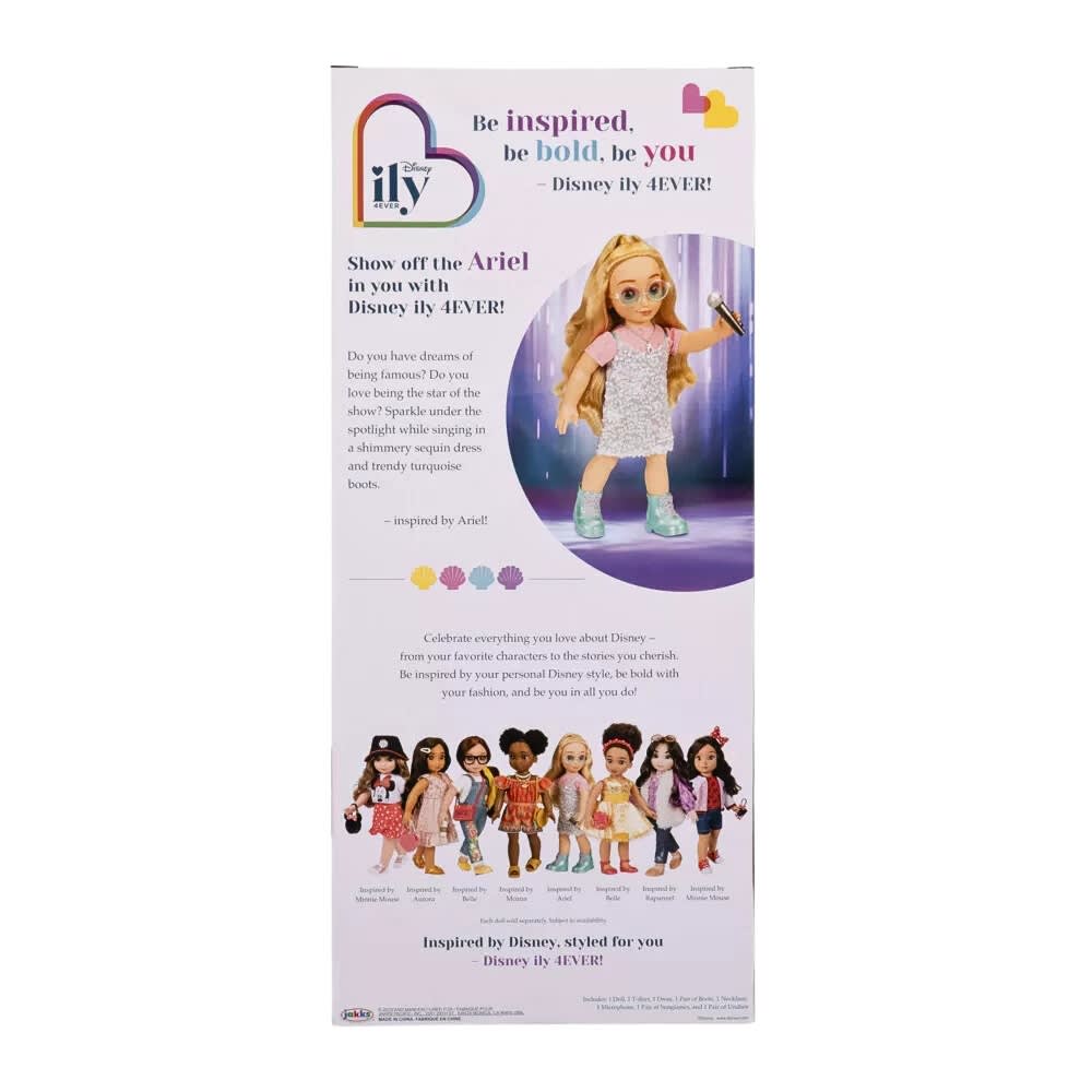 Muñeca Toddler Disney Ily Inspirada en Ariel La Sirenita5