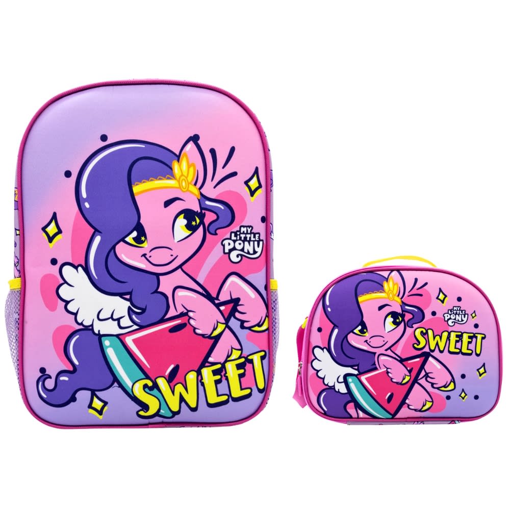 Pack Escolar Nido Mochila y Lonchera My Little Pony 0
