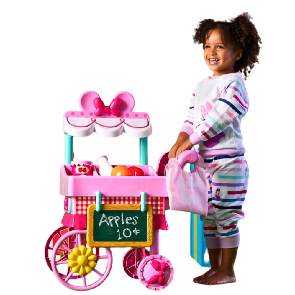 Playset Disney Store Carrito Market Minnie Mouse4
