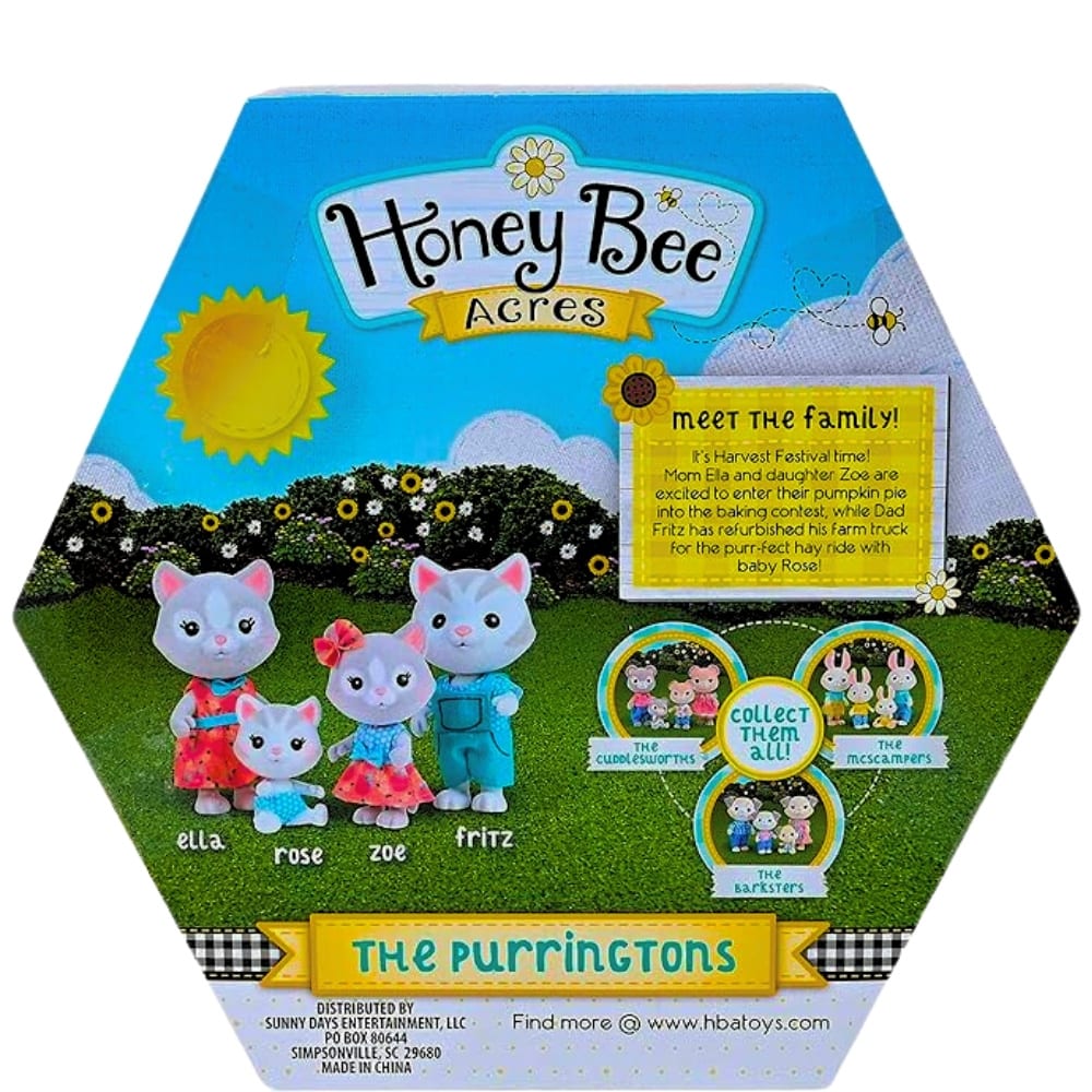 Pack Familia Gatos Ternurines Honey Bee4