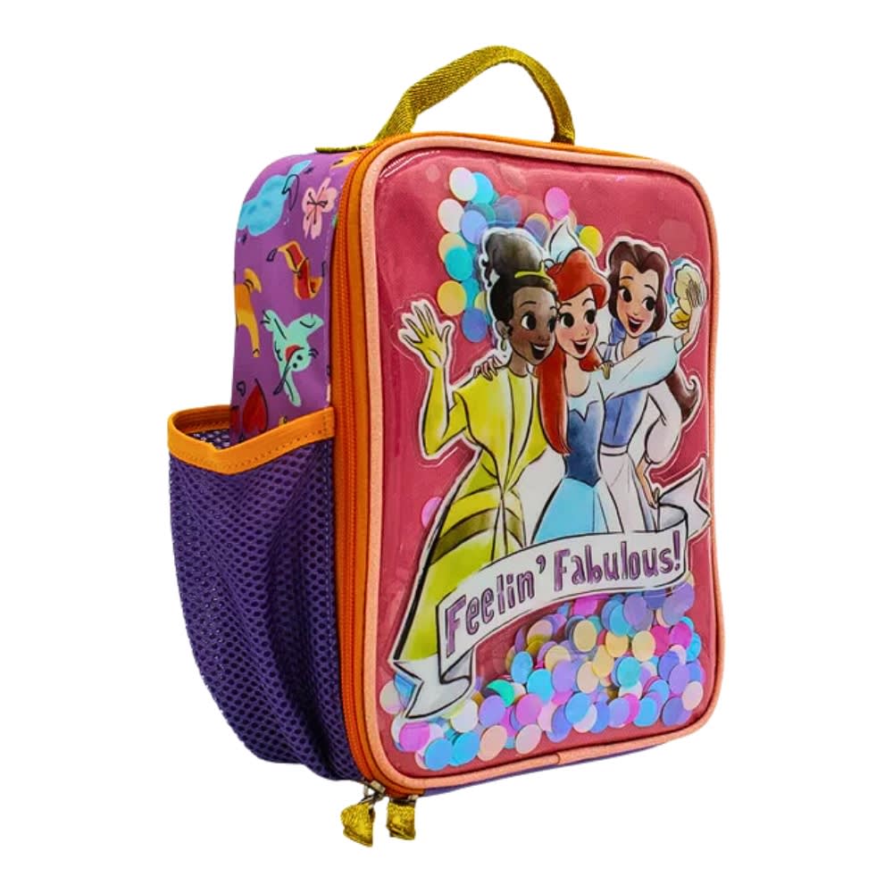 Lonchera Princesas Ariel Bella Tiana3