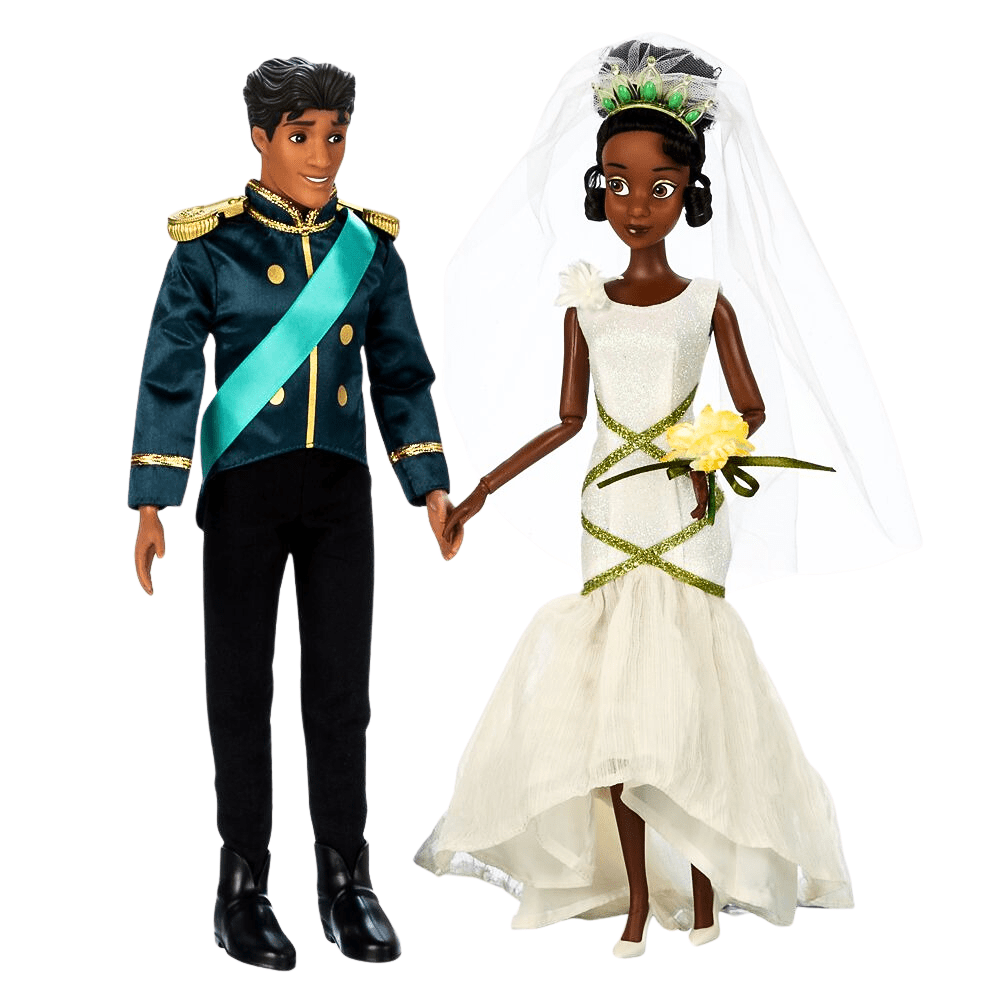 Muñeca Princesa Tiana y Naveen Pack de Novios 0