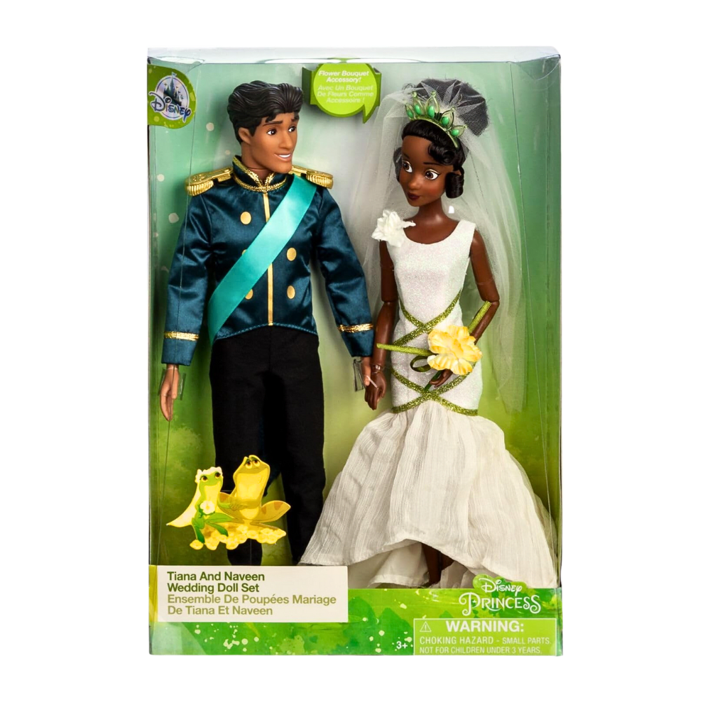 Muñeca Princesa Tiana y Naveen Pack de Novios6