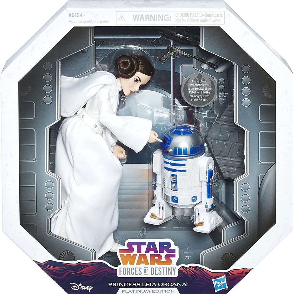 Muñeca Hasbro Platinum Edition Princesa Leia y R2-D22